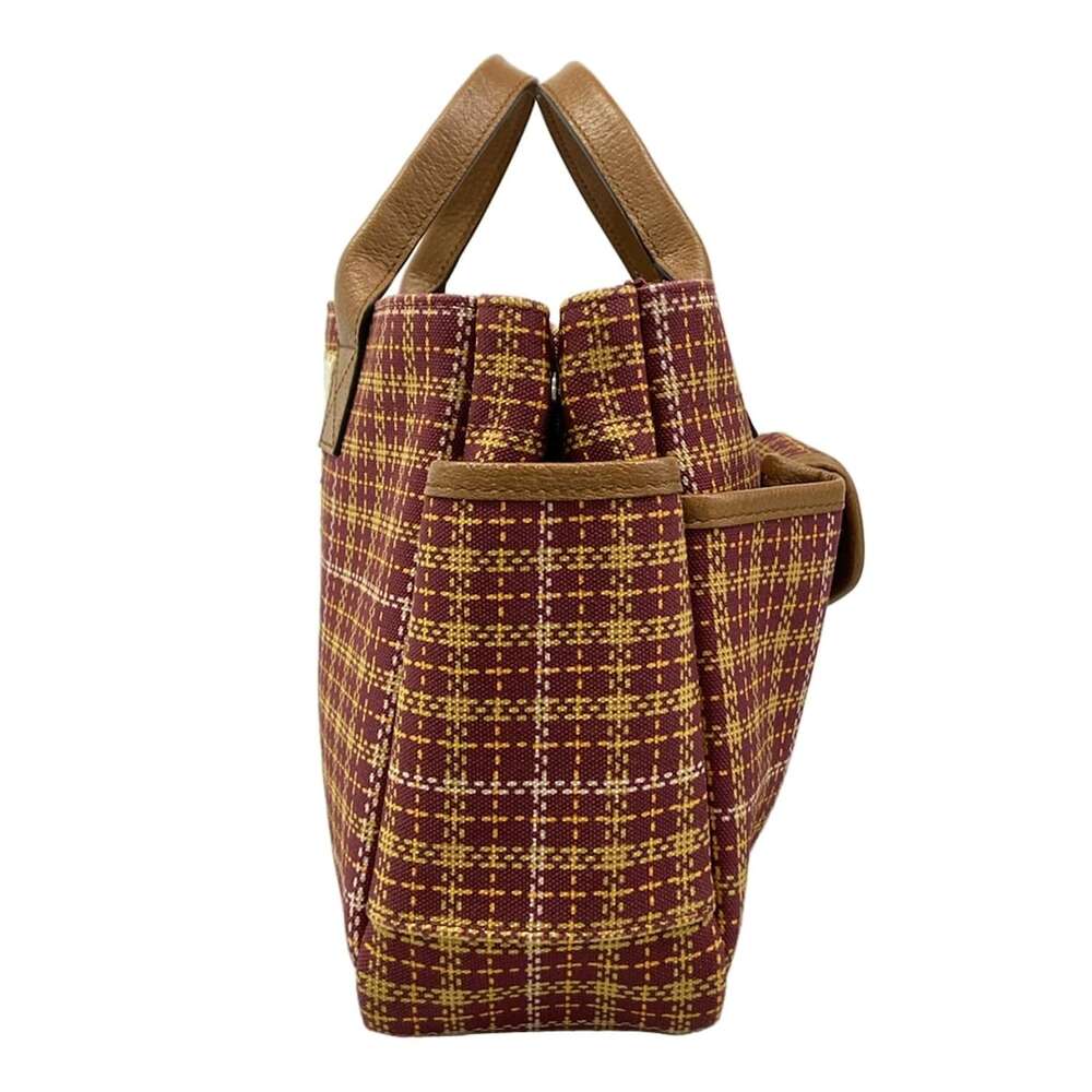 Gucci Interlocking G Tote Bag 628159 Bordeaux Brown Multi Canvas Leather - Picture 2 of 15